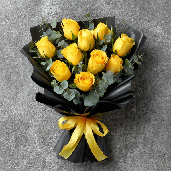 Golden Harmony – A Yellow Rose Sonata of Sunshine, Joy, and Timeless Friendship